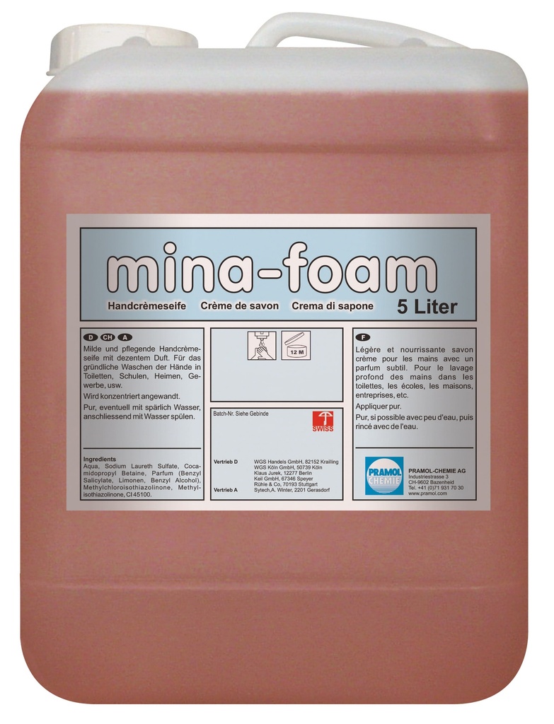 Mina-foam 5 Liter Schaumseife