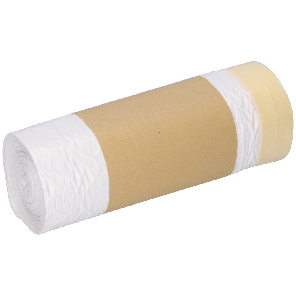 [D-56874] DEISS STANDARD® Müllbeutel 30 L – HDPE weiß mit Zugband, Karton à 1.200 Stück