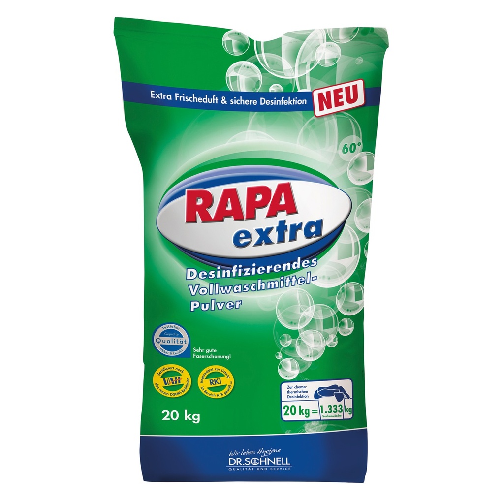 DR.SCHNELL RAPA EXTRA – Desinfektionsvollwaschmittel Pulver
