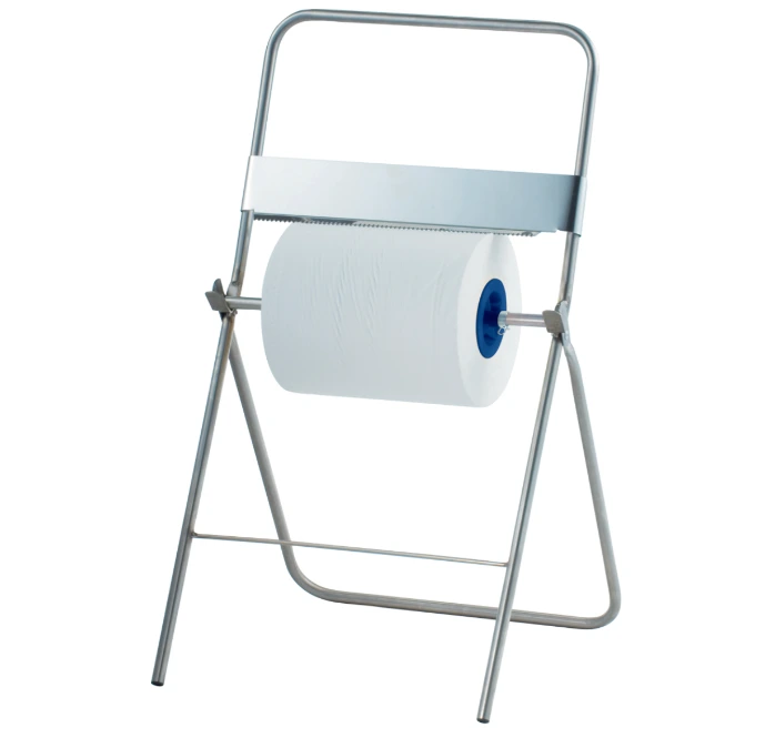 [A62300ANC] Industrie Rollenhalter zur Bodenaufstellung Edelstahl 623 INOX