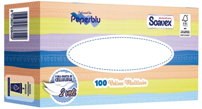 Kosmetiktücher Tissue 2-Lagig, 40x100 Stk. (1 Karton = 4000 Stk.)