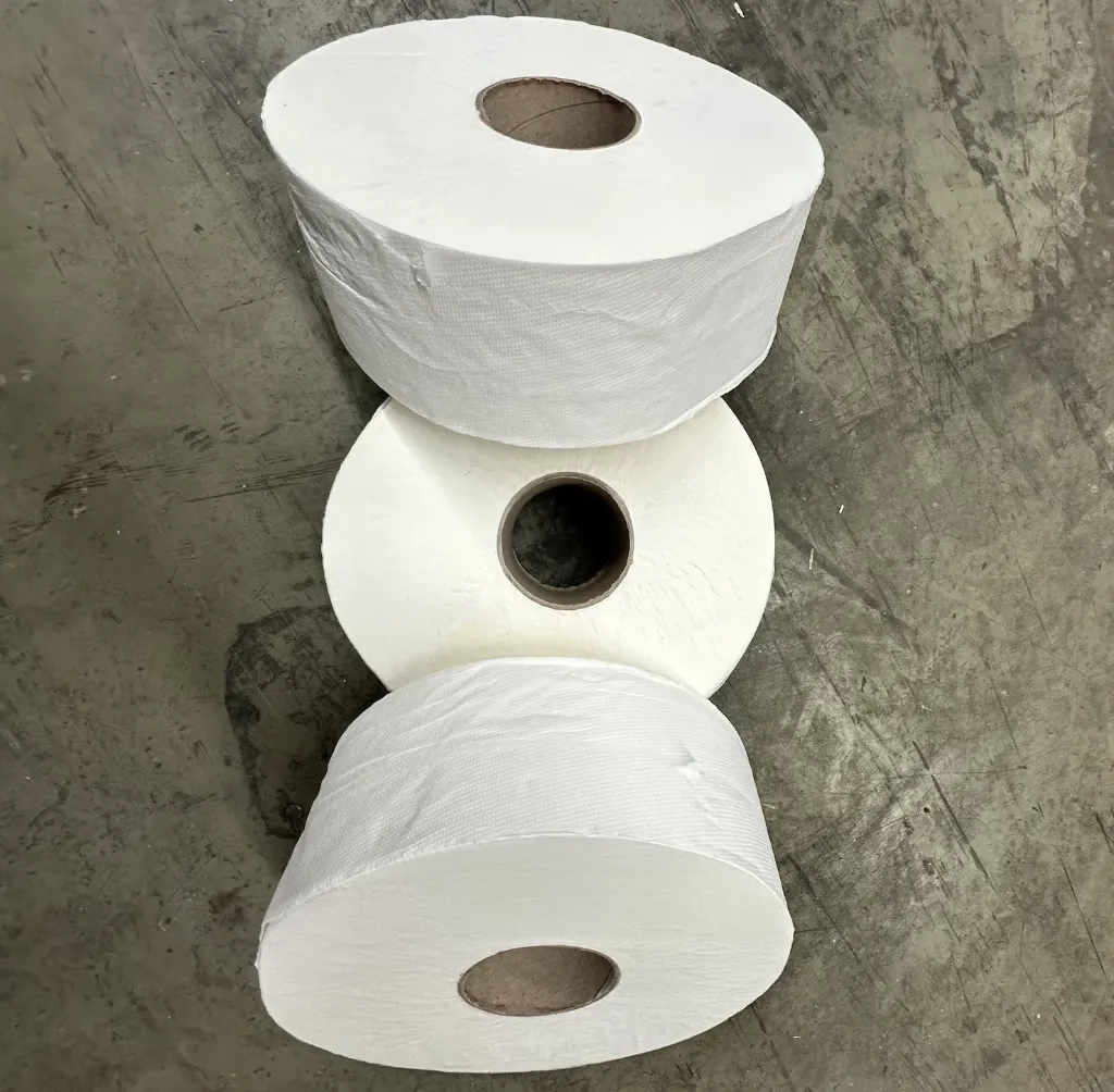 Jumbo Großrollen 280 Meter, 2-Lagig 100% Zellstoff, 6er Packung.