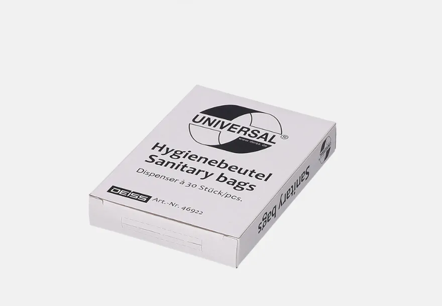 [D-46922] UNIVERSAL® Damen Hygiene Beutel – 12 µm (Hygienekarton-Einlagen) - 25 packungen a 30 stück = VE 750stck